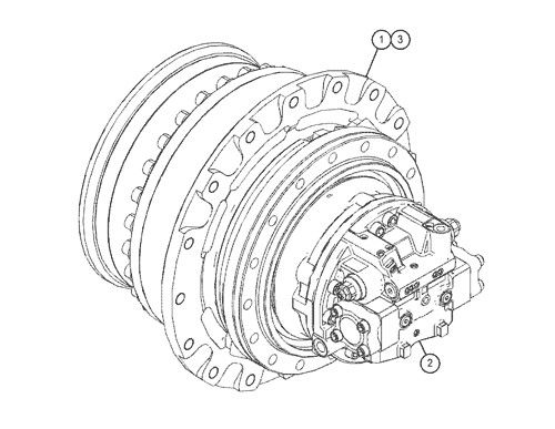 527-7077 511-6008 511-6009 For TQCAT Excavator 318F 320GC 323GC 325F Travel Assembly Final Drive Original Travel Motor