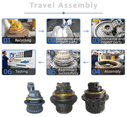 Hyundai 31NB-40030 Travel Motor R480LC-9 R500LC-7 R520LC-9 Excavator Hydraulic Travel Motor High Performance Final Drive Component
