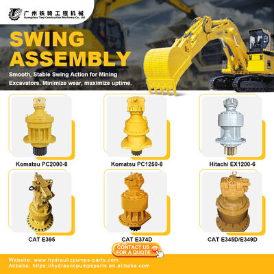 Heavy Duty Swing Motor 706-7K-01130 706-7K-01121 For Komatsu PC2000-8 Mining Excavator High Torque Hydraulic Swing Motor