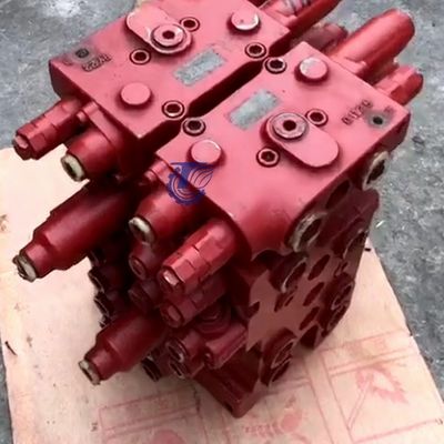 SK130 SK135 SK140-8 دریچه کنترل اصلی سری دریچه های توزیع برای قطعات حفاری Kobelco