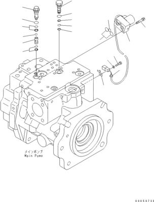 708-1L-00710 708-1L-01710 708-1L-04230 برای بارگذاری Komatsu Wa450-6 Wa470-6 Wa480-6 پمپ پیستون اصلی هیدرولیک
