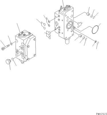 708-2L-00960 708-2L-00961 708-2L-05420 برای پمپ هیدرولیک کوماتسو WA700-3 LOADER PUMP اصل کیفیت بالا
