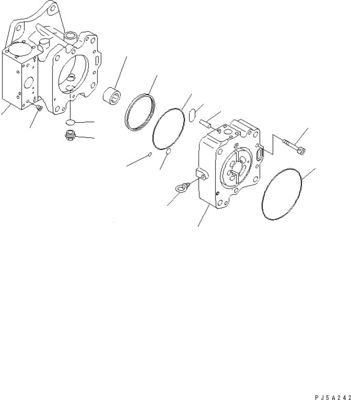 708-4L-00910 708-45-10204 708-4L-00911 برای کوماتسو WA800-3 WA900-3 پمپ سوئیچ هیدرولیک پمپ اصلی کیفیت بالا