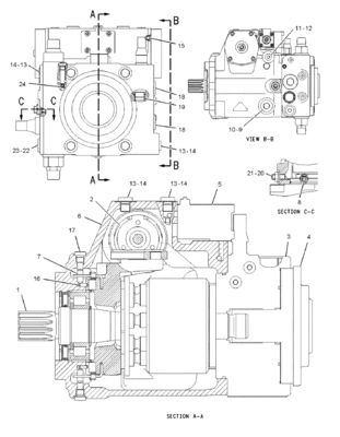 222-1214 2221214 20R3310 برای قطب CAT D6N پمپ GP-PISTON هیدرولیک پمپ اصلی بازارهای بعد از فروش کیفیت بالا اصلی
