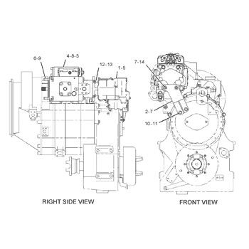 292-8767 10R7401 CA2928767 برای CAT LOADER 950H 962H IT62H پمپ GP-PISTON هیدرولیک پمپ اصلی بازار پس از فروش کیفیت بالا