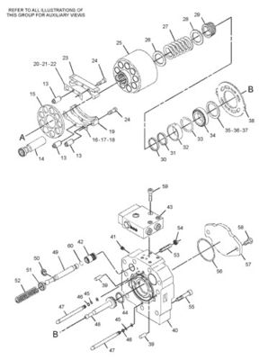 299-5790 20R3400 برای قطب CAT D7R II D7R XR HPR135 پمپ GP-PISTON IMPLEMENT STEERING هیدرولیک پمپ اصلی بازارهایی