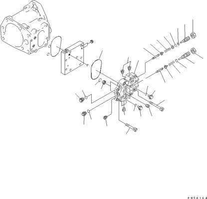 708-1L-00340 708-1L-01340 708-1L-04010 برای بولدوزر کوماتسو D275A-5D پمپ تجهیزات کار هیدرولیک پمپ اصلی اصلی