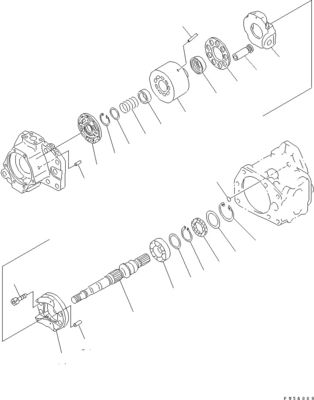 708-1L-00340 708-1L-01340 708-1L-04010 برای بولدوزر کوماتسو D275A-5D پمپ تجهیزات کار هیدرولیک پمپ اصلی اصلی