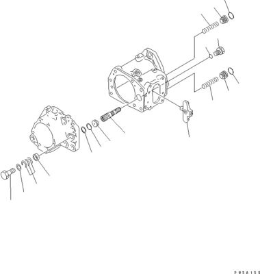 708-1L-00370 708-1L-01310 برای کاماتسو D275AX-5EO بلدوزر پمپ هیدرولیک پمپ پیستون