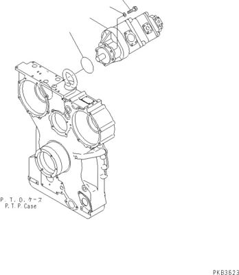 198-49-34100 برای بلدوزر کاماتسو D375A-6 D375A-5 پمپ اصلی هیدرولیک