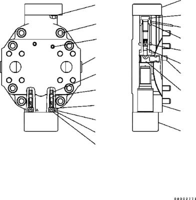 417-18-31201 417-18-31202 417-18-31203 برای کاماتسو WHEEL LOADER WA200-5 WA200PT-5 موتور هیدرولیک HST پمپ