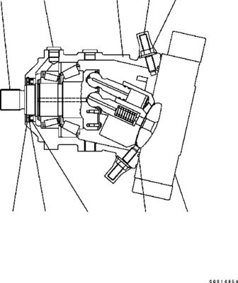 417-18-31201 417-18-31202 417-18-31203 برای کاماتسو WHEEL LOADER WA200-5 WA200PT-5 موتور هیدرولیک HST پمپ
