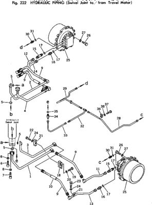 21K-60-00020 For Komatsu PC150-1 بیل مکانیکی مسافرتی مجمع نهایی درایو اصلی موتور مسافرتی آفترمارکت با کیفیت بالا