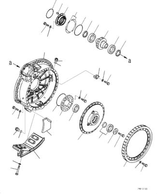 17M-27-00263 17M-27-00262 For Komatsu Buldozer D275A-5R D275A-5 Travel Assembly Final Drive Motor Travel Original