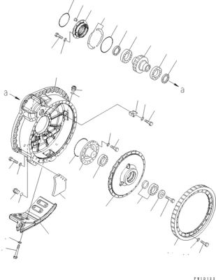 17M-27-00360 17M-27-00510 17M-27-00271 For Komatsu Buldozer D275A-5D Travel Assembly Final Drive Motor Travel Original