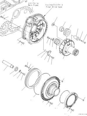 17M-27-00360 17M-27-00510 17M-27-00271 For Komatsu Buldozer D275A-5D Travel Assembly Final Drive Motor Travel Original