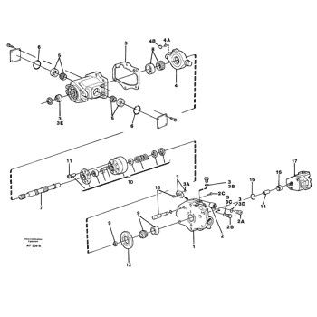 VOE11026949 برای VOLVO L120C L120C L150C چرخ لودر پمپ اصلی هیدرولیک پمپ پیستونی PUMP ASSY PUMP GP-PISTON افت مارکت کیفیت بالا اصلی