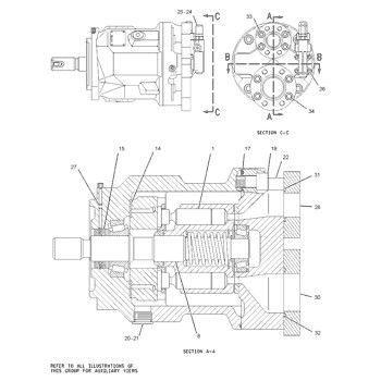 1902279 CA1902279 1902279 0R-0912 For CAT 784C 785C TRACTOR TRUCK پمپ اصلی هیدرولیک پمپ پیستونی PUMP ASSY PUMP GP-PISTON Aftermarket کیفیت بالا اصلی