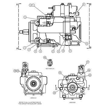 6E5052 CA6E5052 6E-5052 0R4933 For CAT 527, D5H, D5HTSK II TRACK-TYPE TRACTOR پمپ اصلی هیدرولیک پمپ پیستونی PUMP ASSY PUMP GP-PISTON Aftermarket با کیفیت بالا اصلی