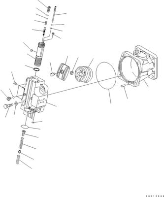 706-8J-01110 706-8J-41410 706-8J-00110 For Komatsu WA100-5 WHEEL LOADERS Hydraulic TRAVEL MOTOR HST Motor Aftermarket کیفیت بالا اصلی