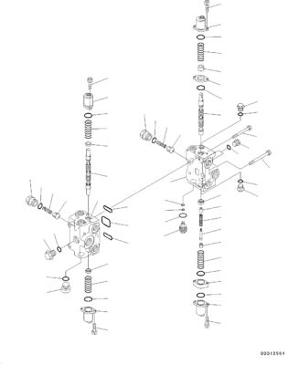 700-82-84001 700-92-35000 برای Komatsu WA300-3A WA320-5 WA380-5 WHEEL LOADERS شیر کنترل اصلی هیدرولیک ساخت و ساز ماشین آلات قطعات ماشین آلات پس از فروش کیفیت بالا اصلی