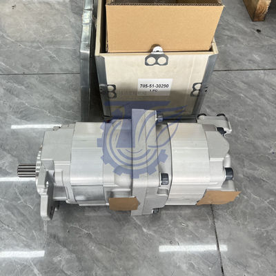 7055130290 705-51-30290 برای Komatsu D155AX-5 D155A-3 D155A-5 Crawler Bulldozer قطعات پمپ چرخ دنده هیدرولیک پس از فروش اصلی بازسازی OEM جدید