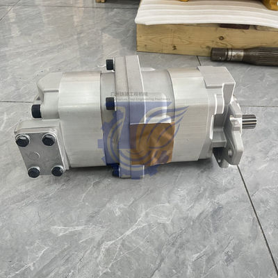 7055130290 705-51-30290 برای Komatsu D155AX-5 D155A-3 D155A-5 Crawler Bulldozer قطعات پمپ چرخ دنده هیدرولیک پس از فروش اصلی بازسازی OEM جدید