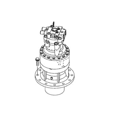KRC10010 دستگاه سوئیچینگ ASSY / SWING GEARBOX / SWING REDUCTION GEAR برای مورد SH200-5 CX210C CX210B قطعات حفاری