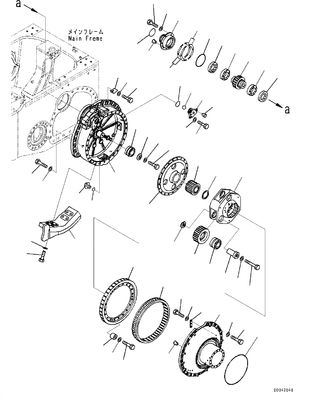 17A-27-00142 17A-27-00141 17A-27-00152 17A-27-00151 درایو نهایی برای Komatsu D155A-6 D155AX-6 D155A-6R Bulldozers نهایی قطعات هیدرولیک پس از فروش با کیفیت بالا
