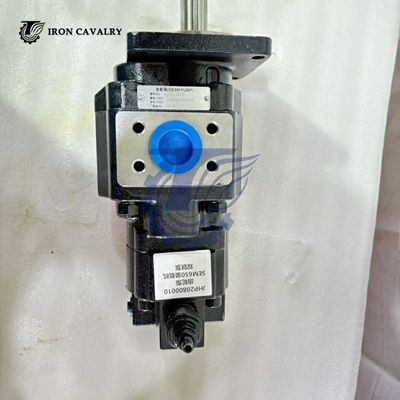 JHP20800010 SEM650 Loader Double Pump High Performance Durable Hydraulic Gear Pump Assembly Reliable for Heavy Duty Wheel Loader Hydraulic Power Outpu